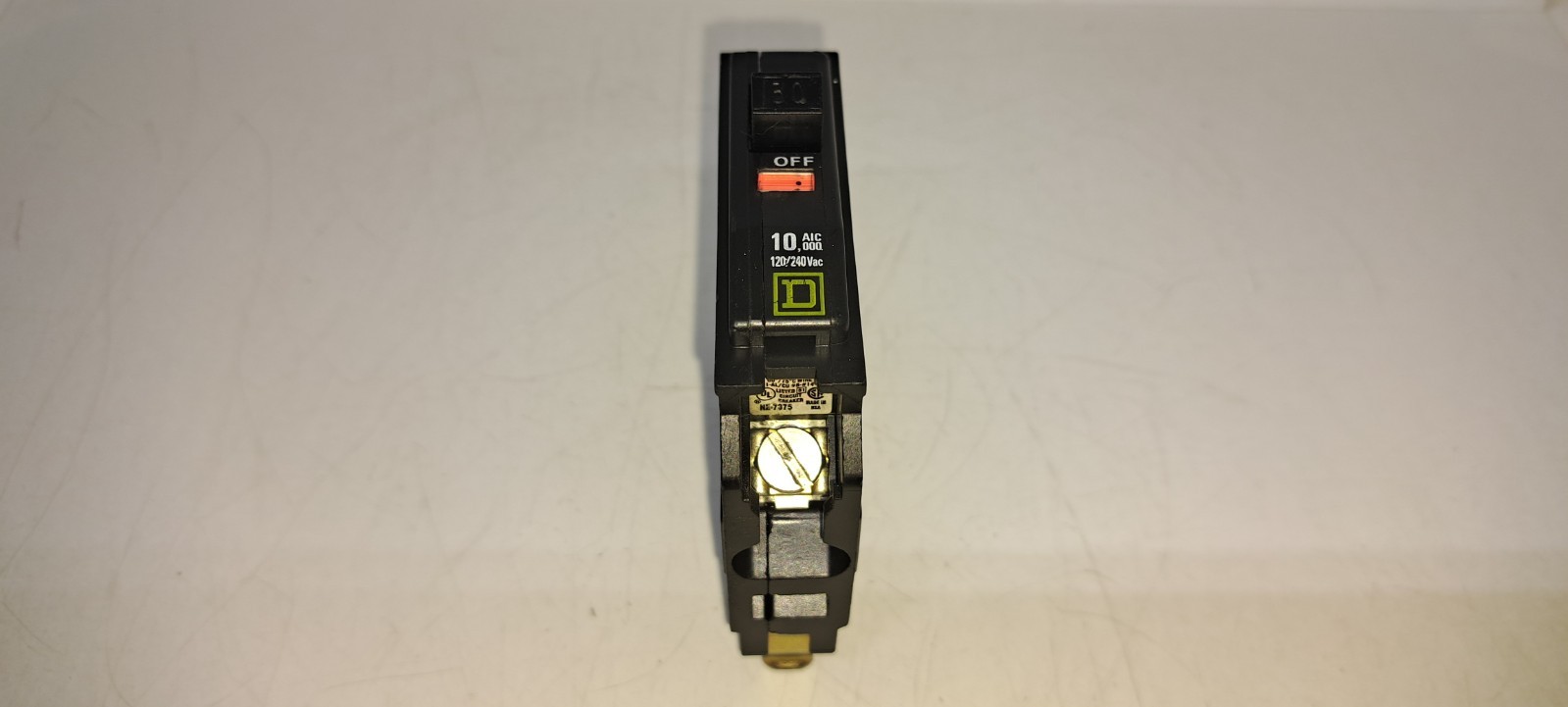SQUARE D QO130 30 Amp 1 Pole PLUG IN CIRCUIT BREAKER Yellow Face