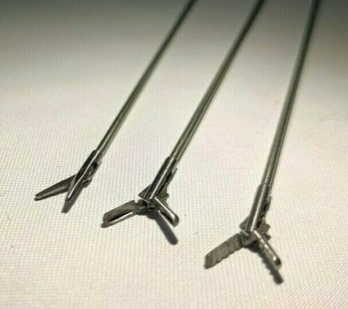 Hysteroscopy Urology Flexible Biopsy Alligator Scissor Forcep 5FR 40CM 3pc Set