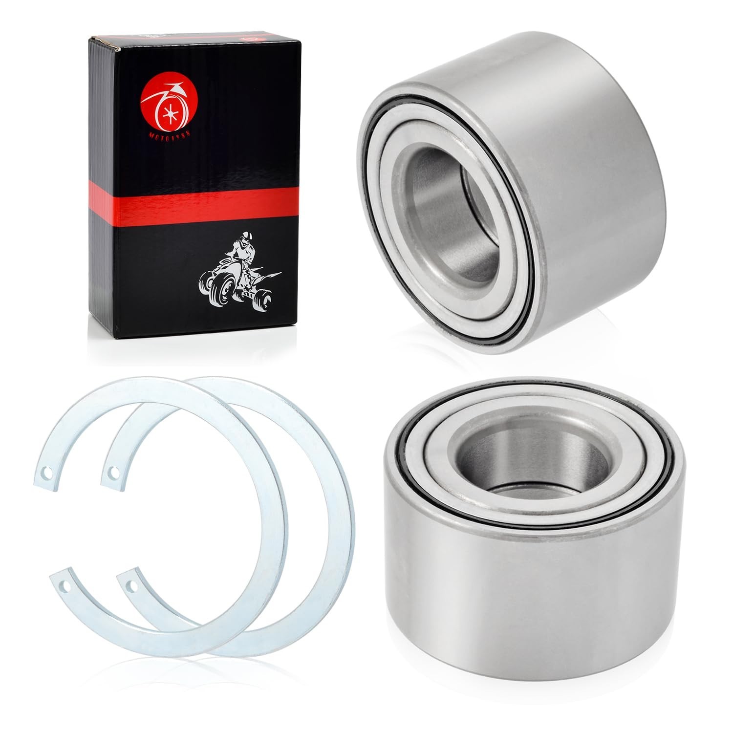 Front Wheel Bearings & Circlip for 420 TRX 500 520 2014-2024 91051-HR3-A21 27×55