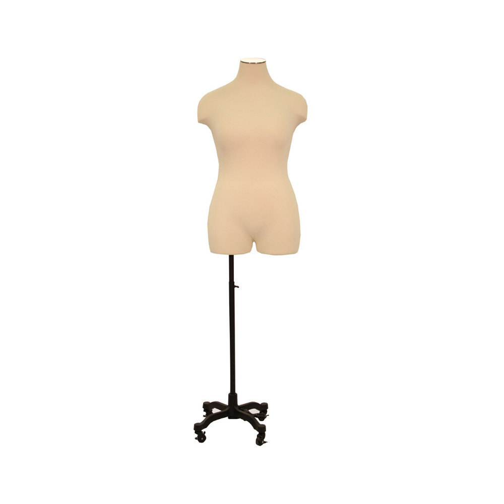 Adult Female Plus Size Half Body Mannequin Dress Form Pinnable Torso
