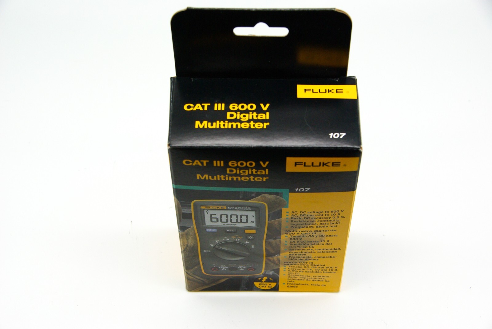 Fluke 107 AC DC Current Handheld Digital Multimeter From Japan New *2