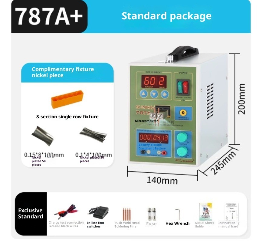 Small Precision Nickel Sheet Battery Spot Welder for Household Battery Welding
