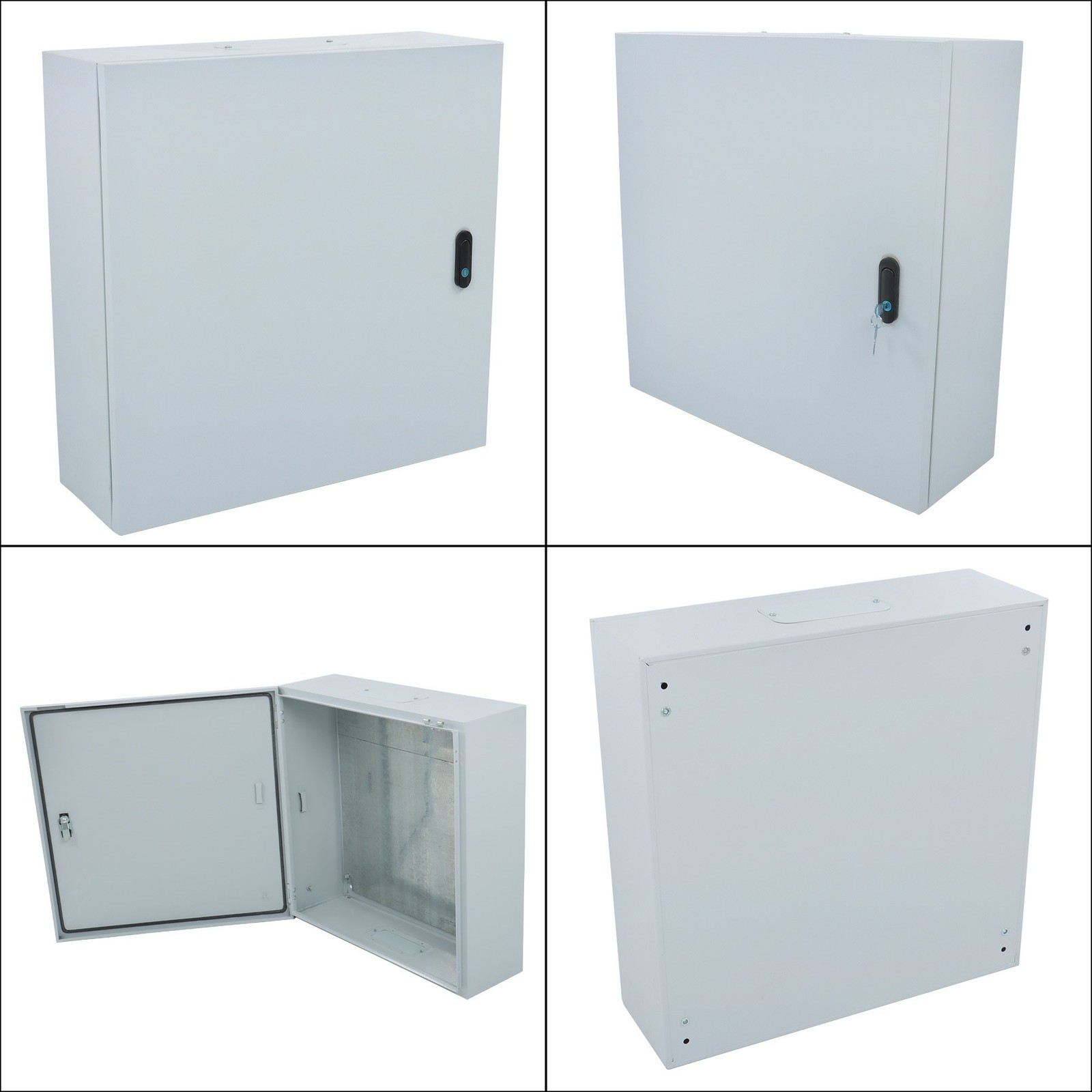 24x24x8″ Industrial Steel Enclosure Electrical Box NEMA 4X IP66 w/Mounting Plate
