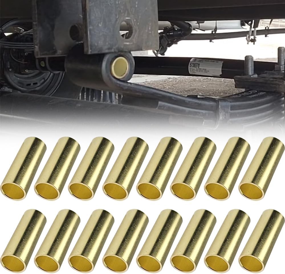 Trailer Leaf Spring Bushing Kit 16PCS Shackle Bushings K7129100 Heavy Duty