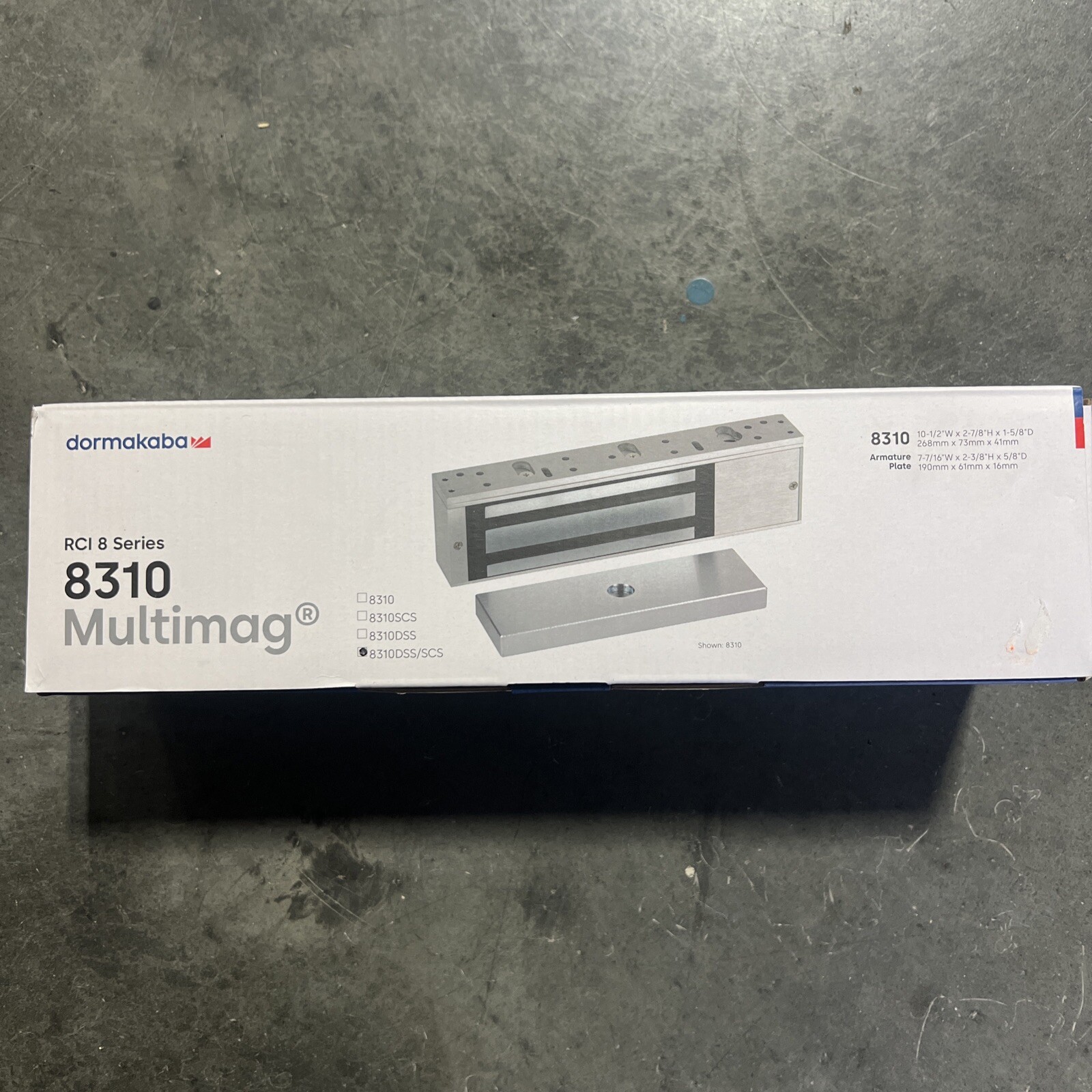 RCI 8310-DSSx28 MultiMag Electromagnetic Lock w/ DSS 12/24 VDC 1500 lb. 8 Series