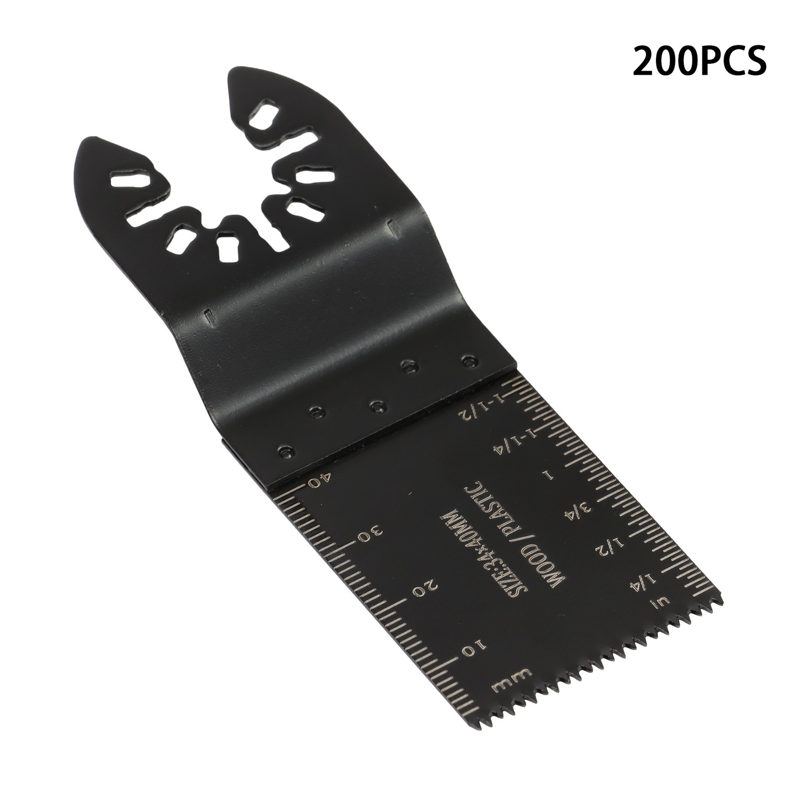 200 Pcs Oscillating Saw Blades for Wood Plastic, Quick Release Multi Tool Blades