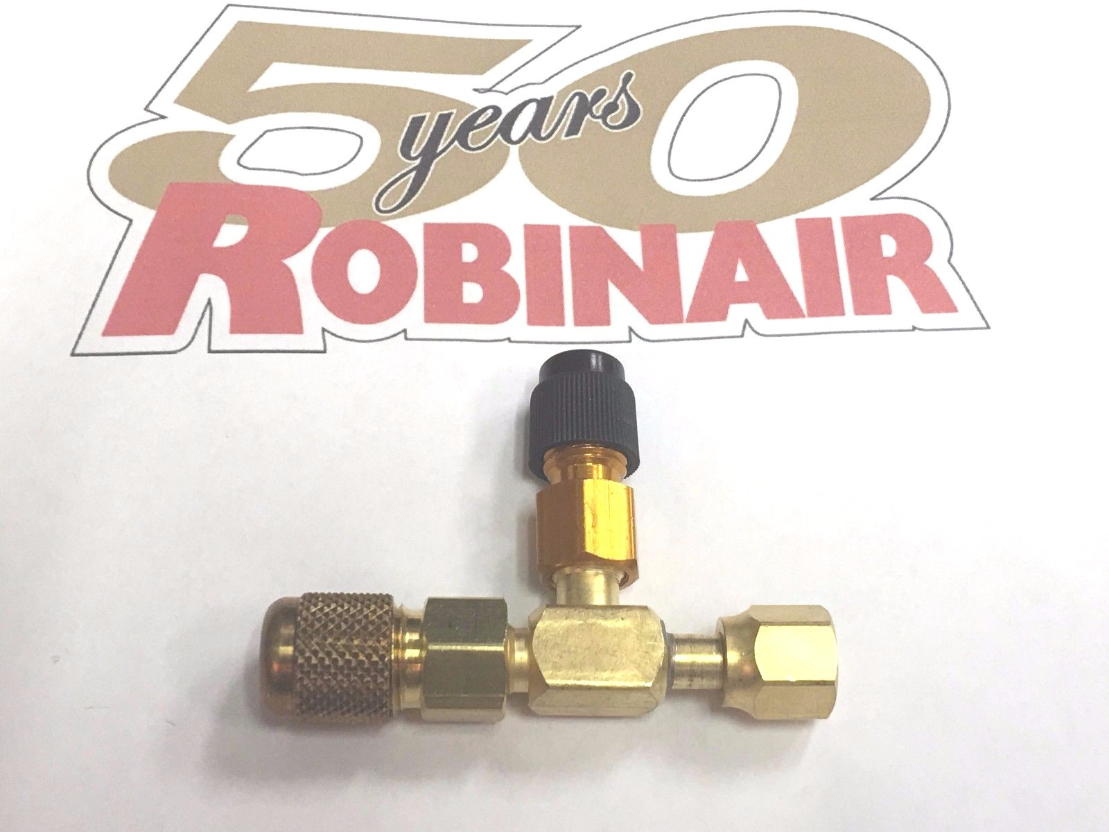 ROBINAIR, Vacuum Pump, 3/8″ Male Flare & 1/2″ ACME (R134a) Connections