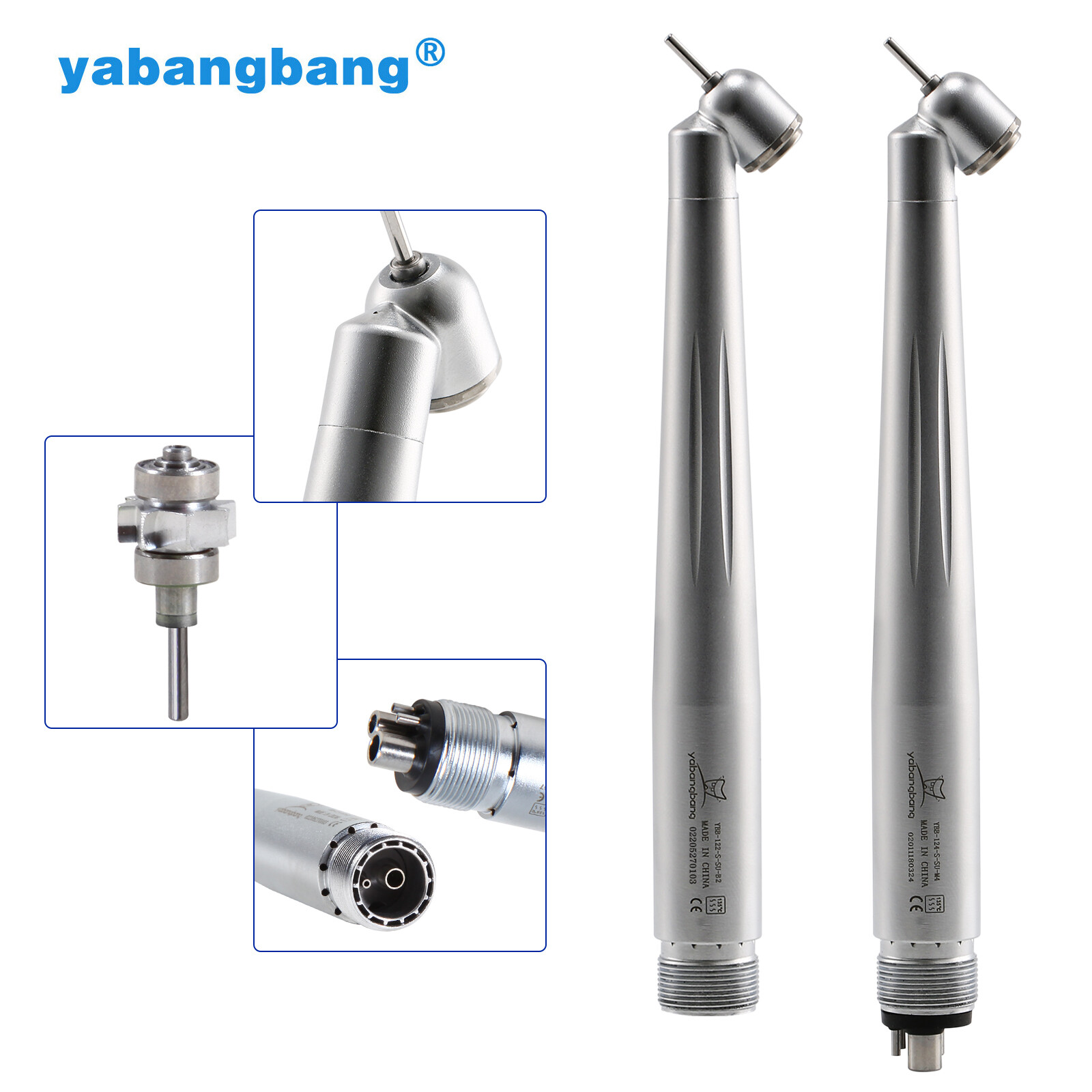 Dental 45 Degree Surgical High Speed Handpiece Turbine Single way spray 4/2H