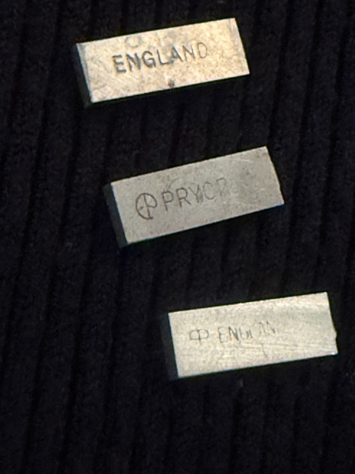 PRYOR TYPE – «D» Individual Hardened Steel Type 1/16 Inch Character – PER PIECE