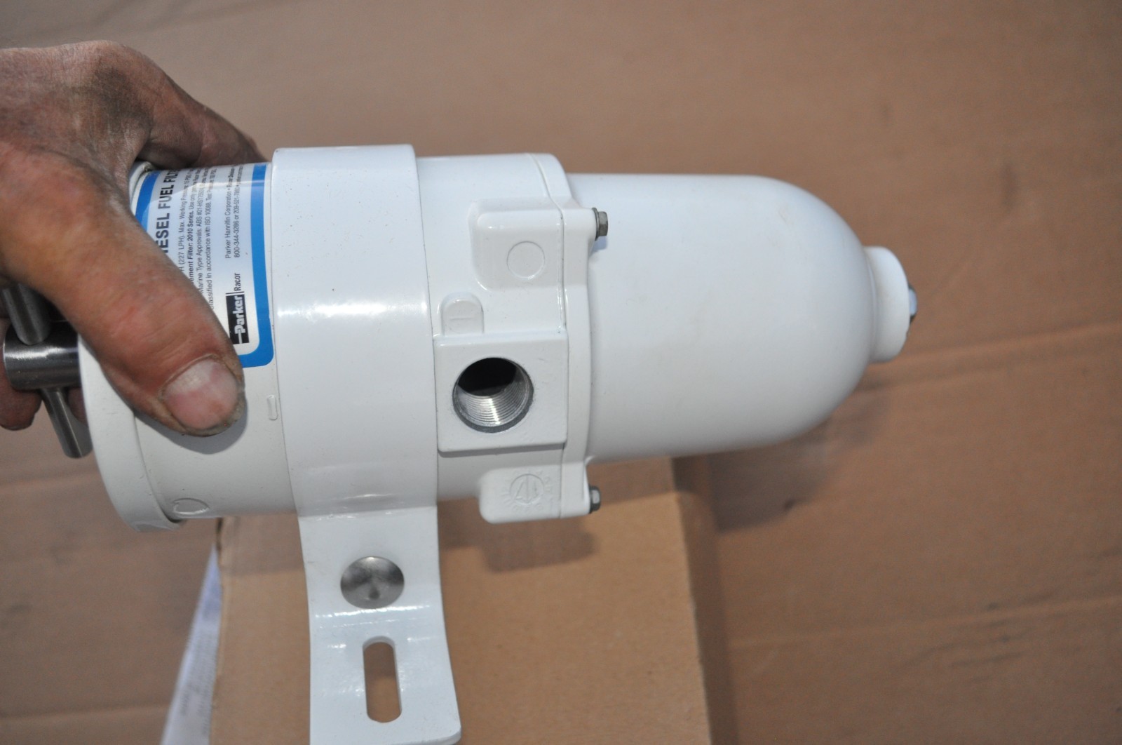 Parker Racor 500MAM30 MARINE FUEL FILTER FF/WS 3/4 SAE PORTS OEM NEW 30 MICRON