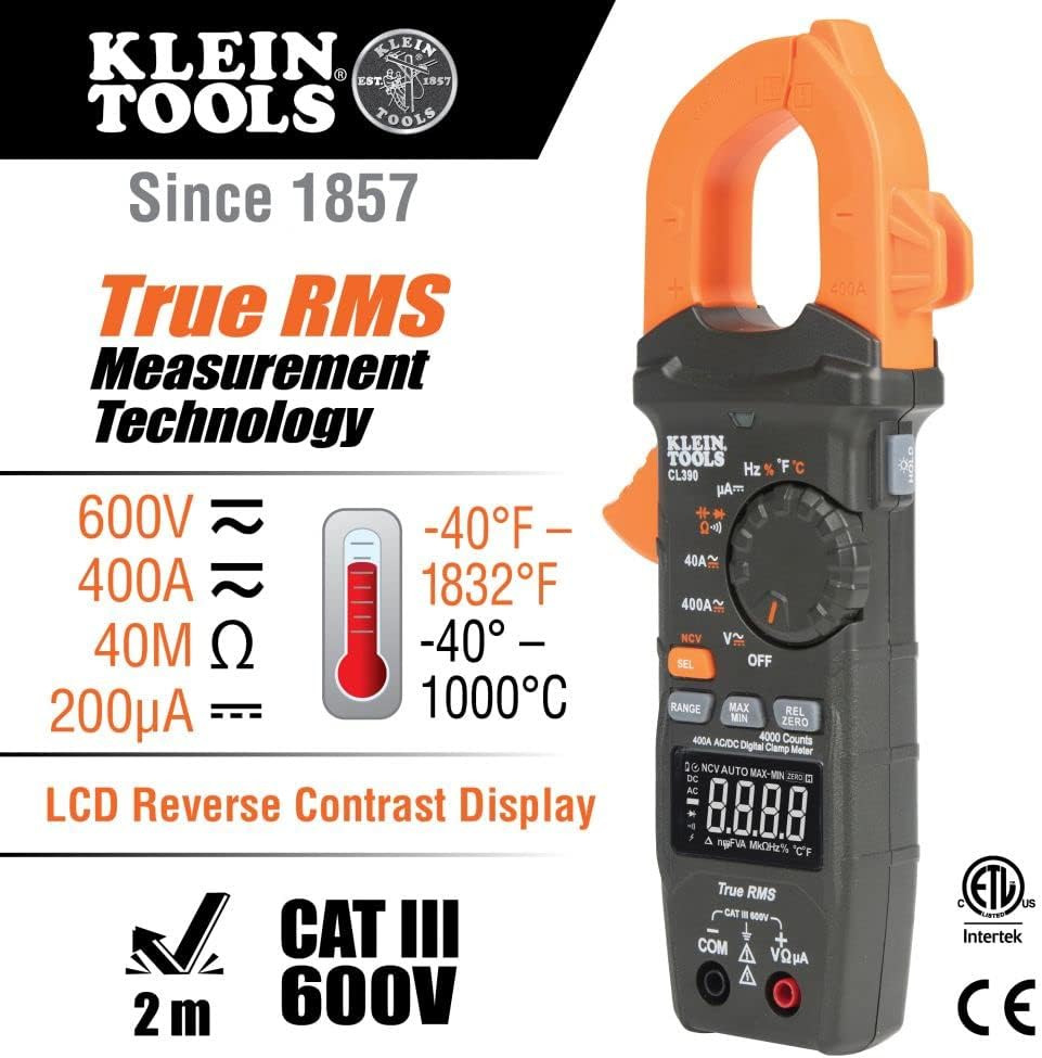 CL390 Digital Clamp Meter + Circuit Breaker Finder Kit