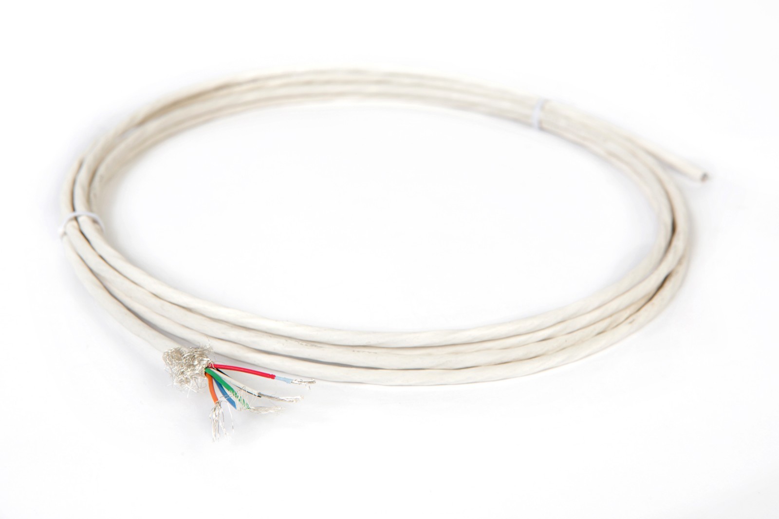 10 Ft 22AWG AWG Shielded Silver Plated PTFE Wire Twisted Pair 19 strand Cable.