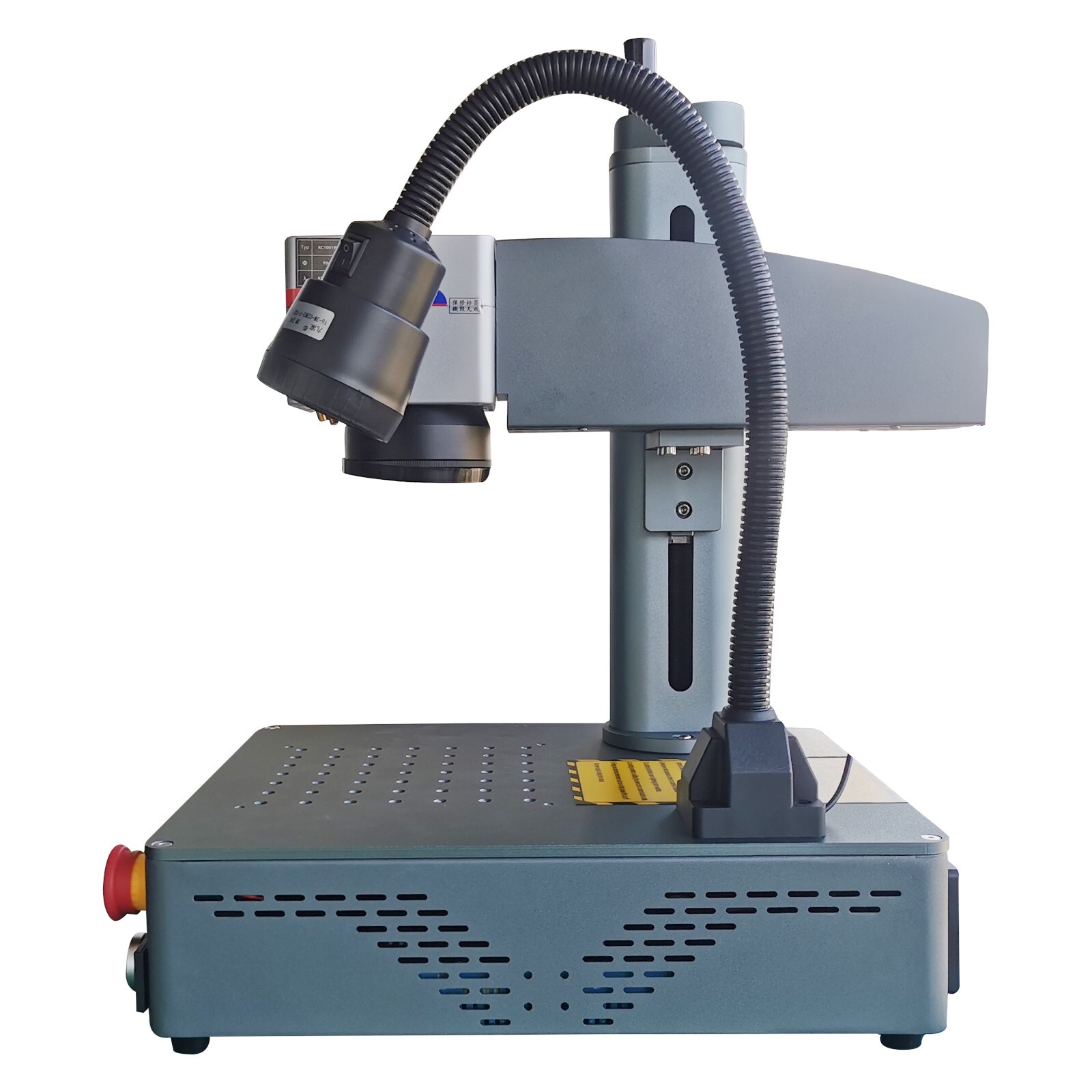 USA 50W Fiber Laser Metal Steel Mark Engraver Machine Ezcad Rotary axisFEDEX FDA