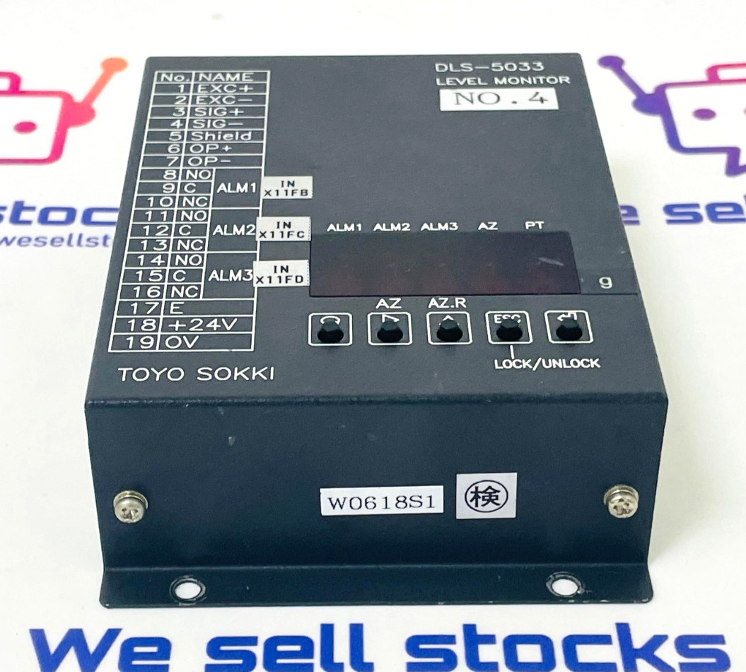 TOYO SOKKI DLS-5033 Level Monitor