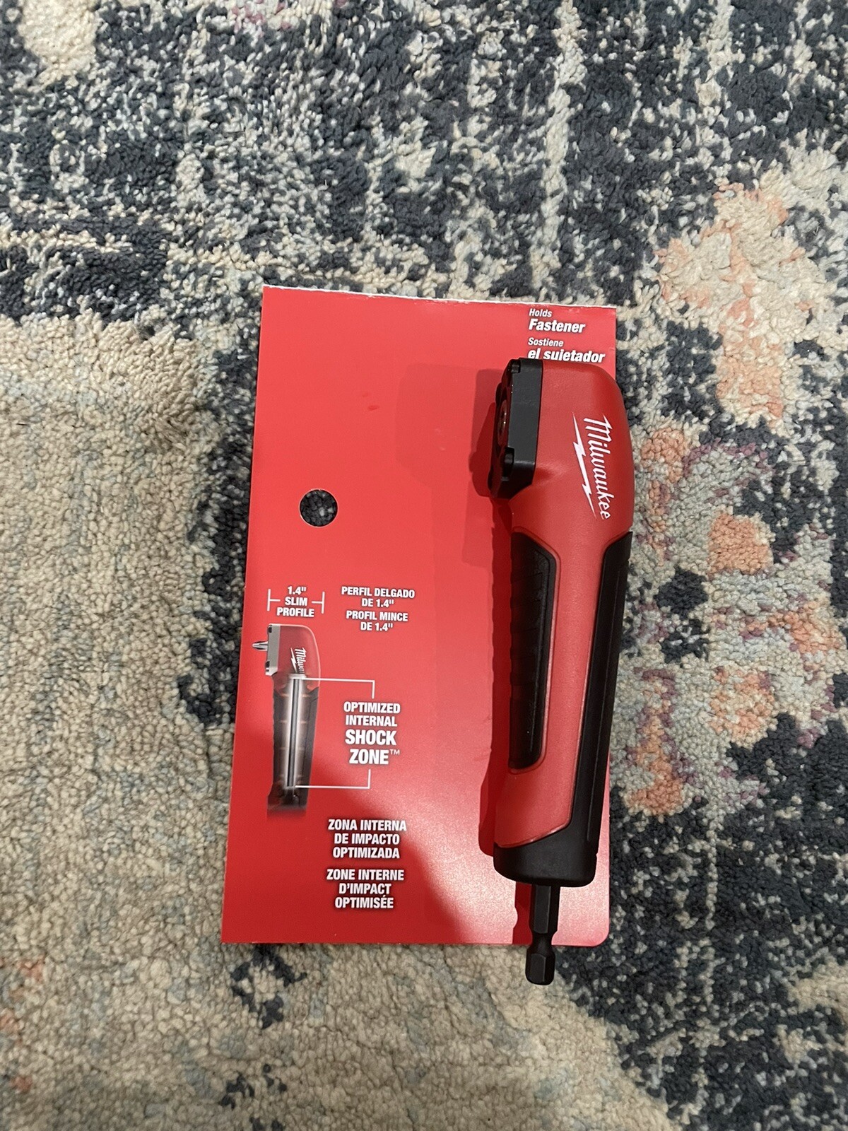 New Milwaukee SHOCKWAVE Impact Right Angle Adapter w/ Optimized Shockzone