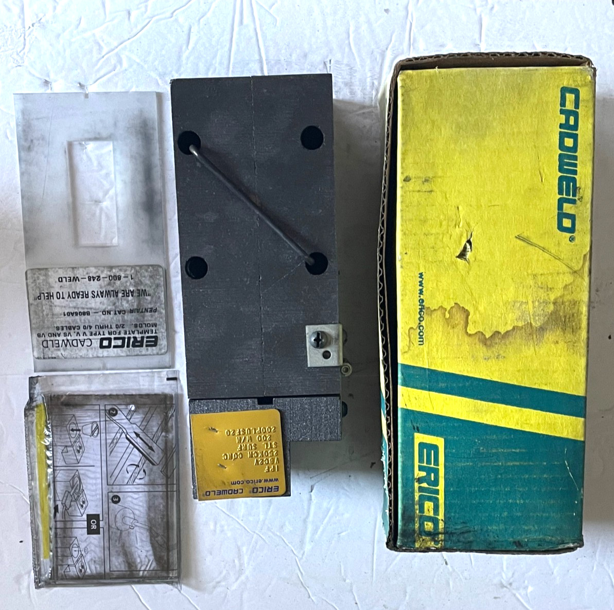 Erico Cadweld VBC2G Graphite Mold With Template