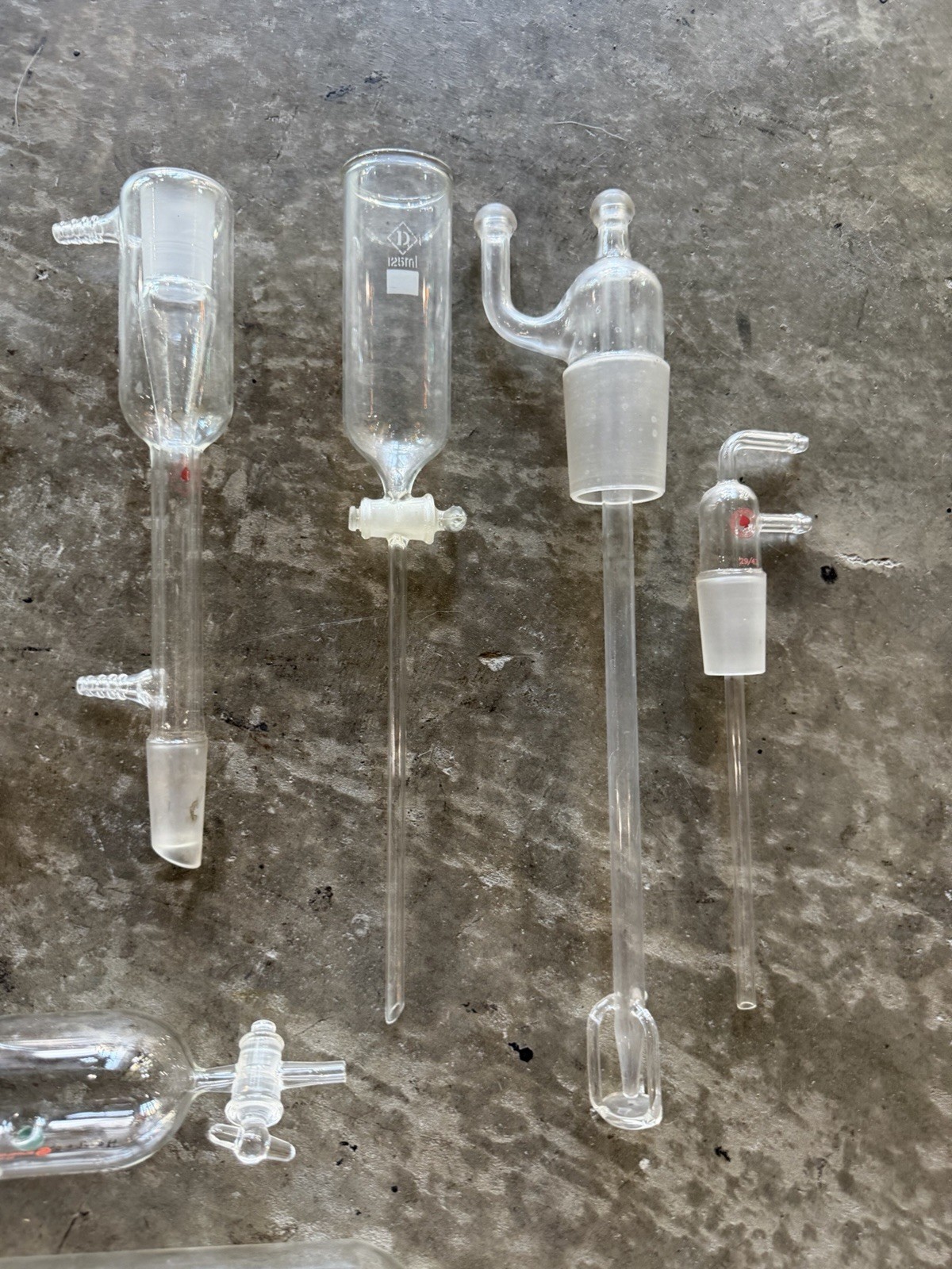 Vintage Chemistry Glassware Lot 11pc – Supelco Gas Tubes Ace Glass Kimax 24/40