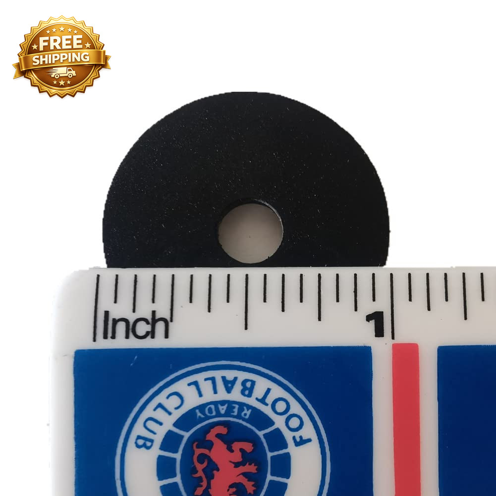 Heavy Duty Rubber Washers (25 Pcs) – Abrasion Resistant 1 OD X 1/4 ID X 1/8 Inch