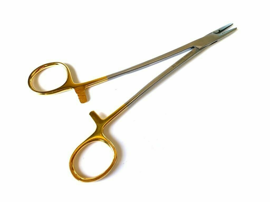 T/C Crile Wood Needle Holder 7″ German Stainless Steel CE Surgical