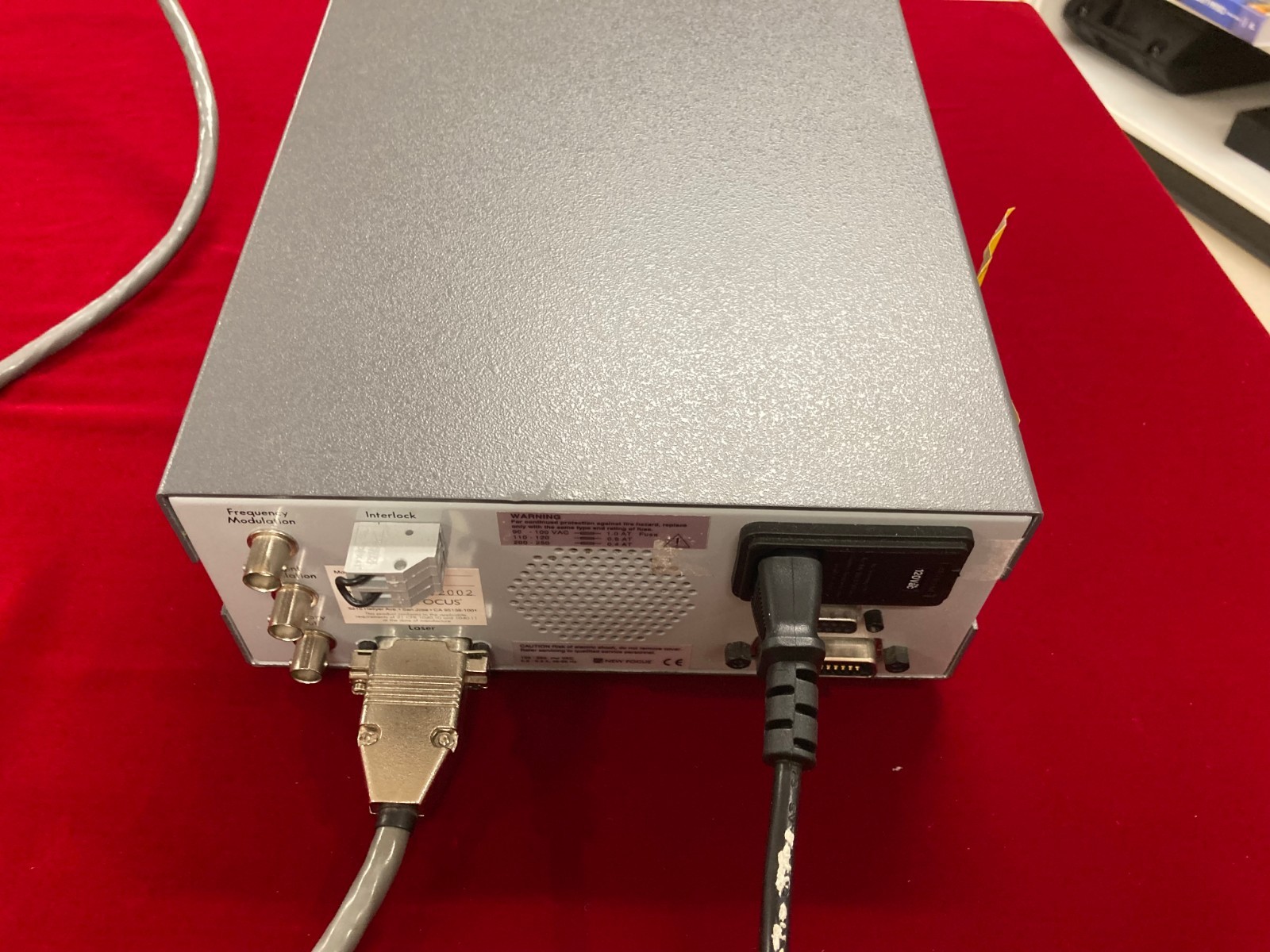 New Focus Model 6009 ECDL System 655 nm 15mW in factory REBUILT condition SLM !