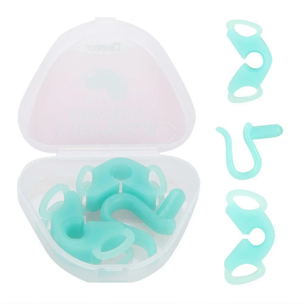 Dental Autoclave Dental Rubber Silicone Mouth Prop Model Mouth Bite Block 3 Pcs
