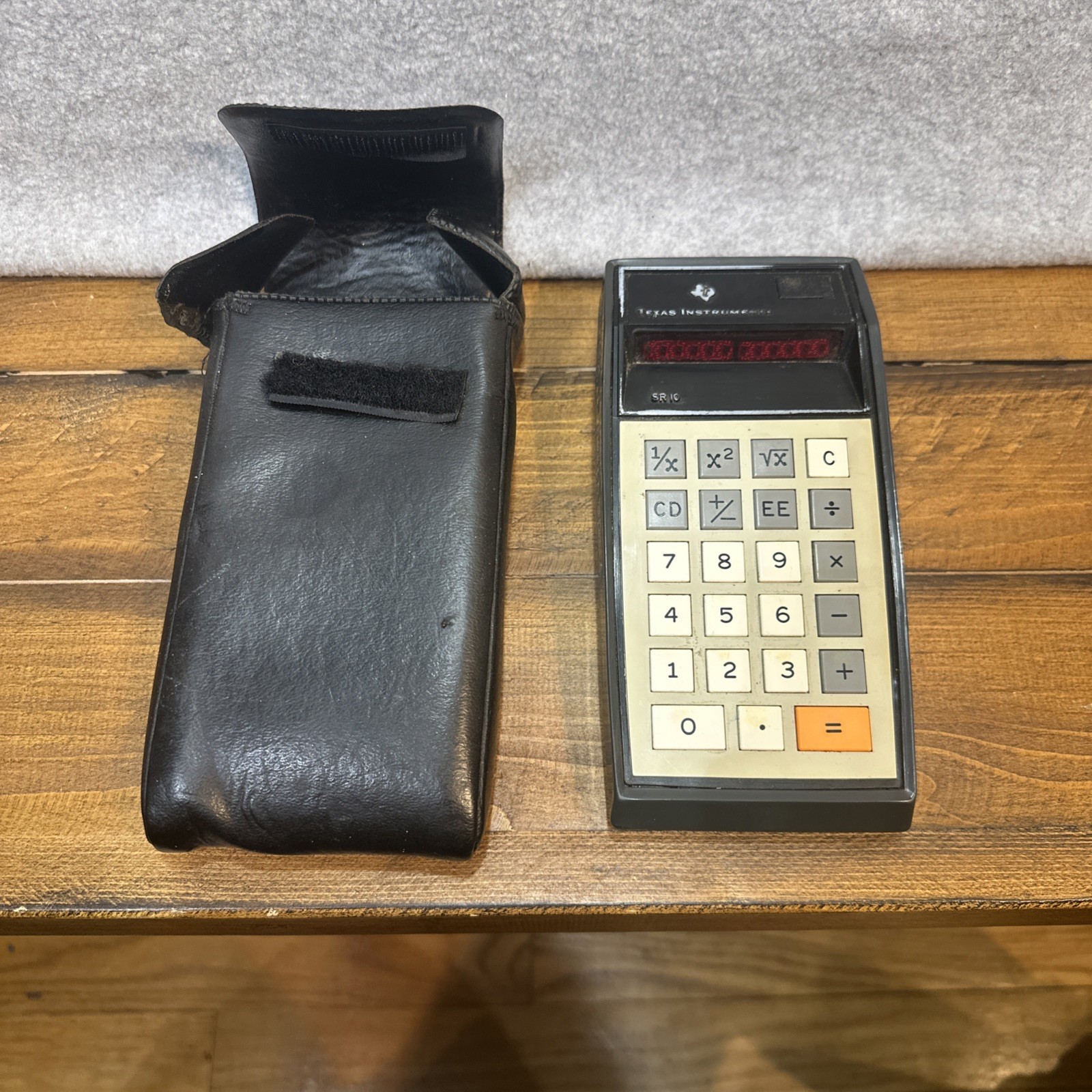 Texas Instruments Sr-10 Calculator With Bag Untested