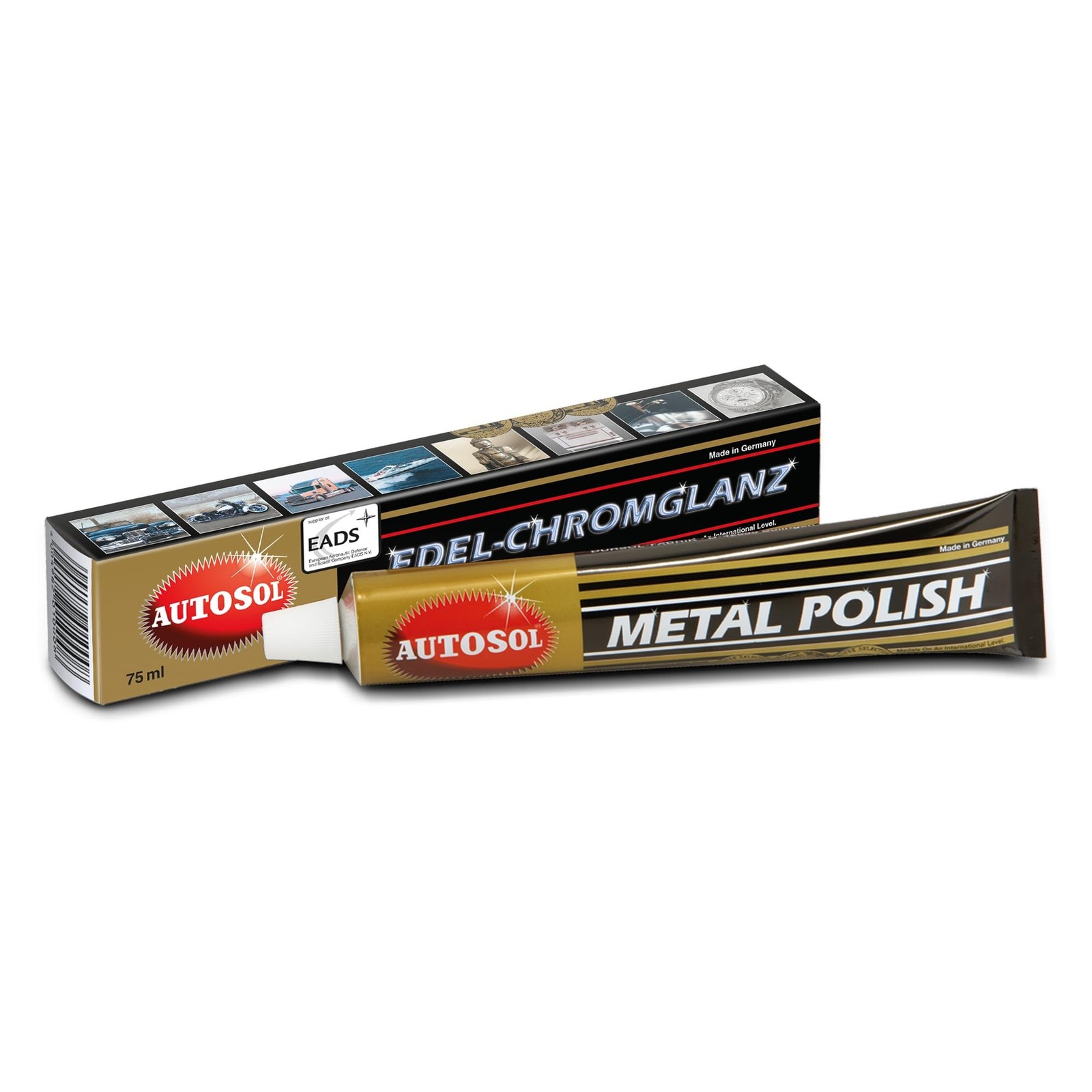 Autosol – Edel-Chromglanz 75ml Metal Polish Metallpolitur 75 ml black