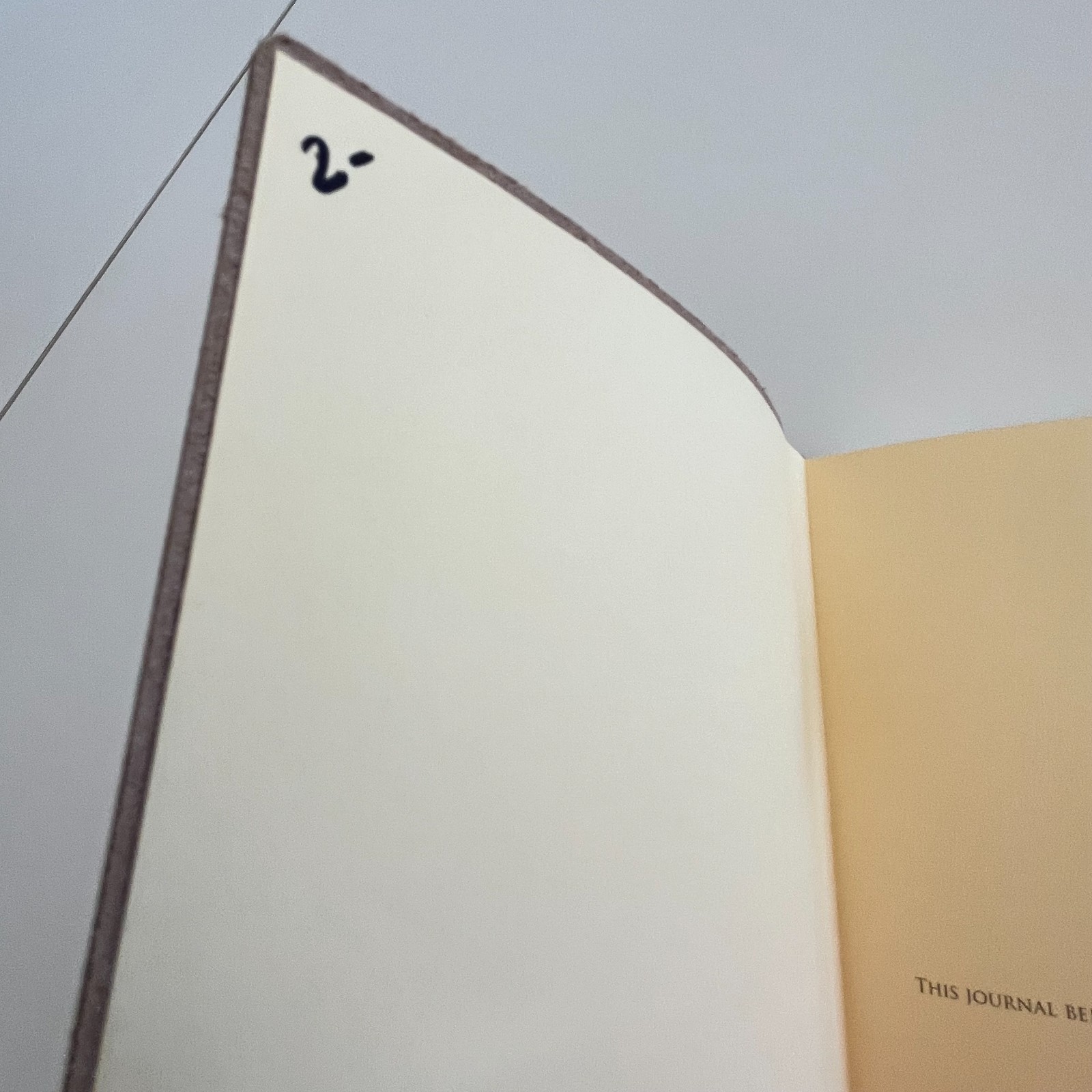 Never Used Barnes & Noble Dark Mustard Yellow Leather Journal Hand Made in Italy