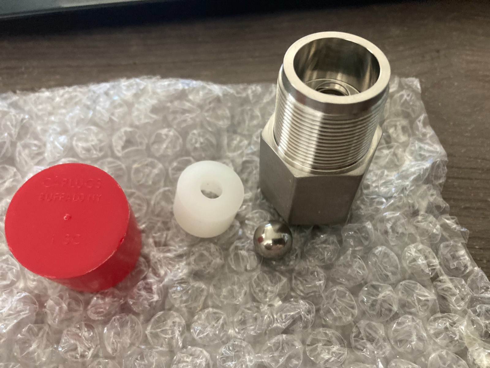 NEW 28.6mm / 1-3/25 Inch HPLC Inlet Check Valve with Cap – New – Open box