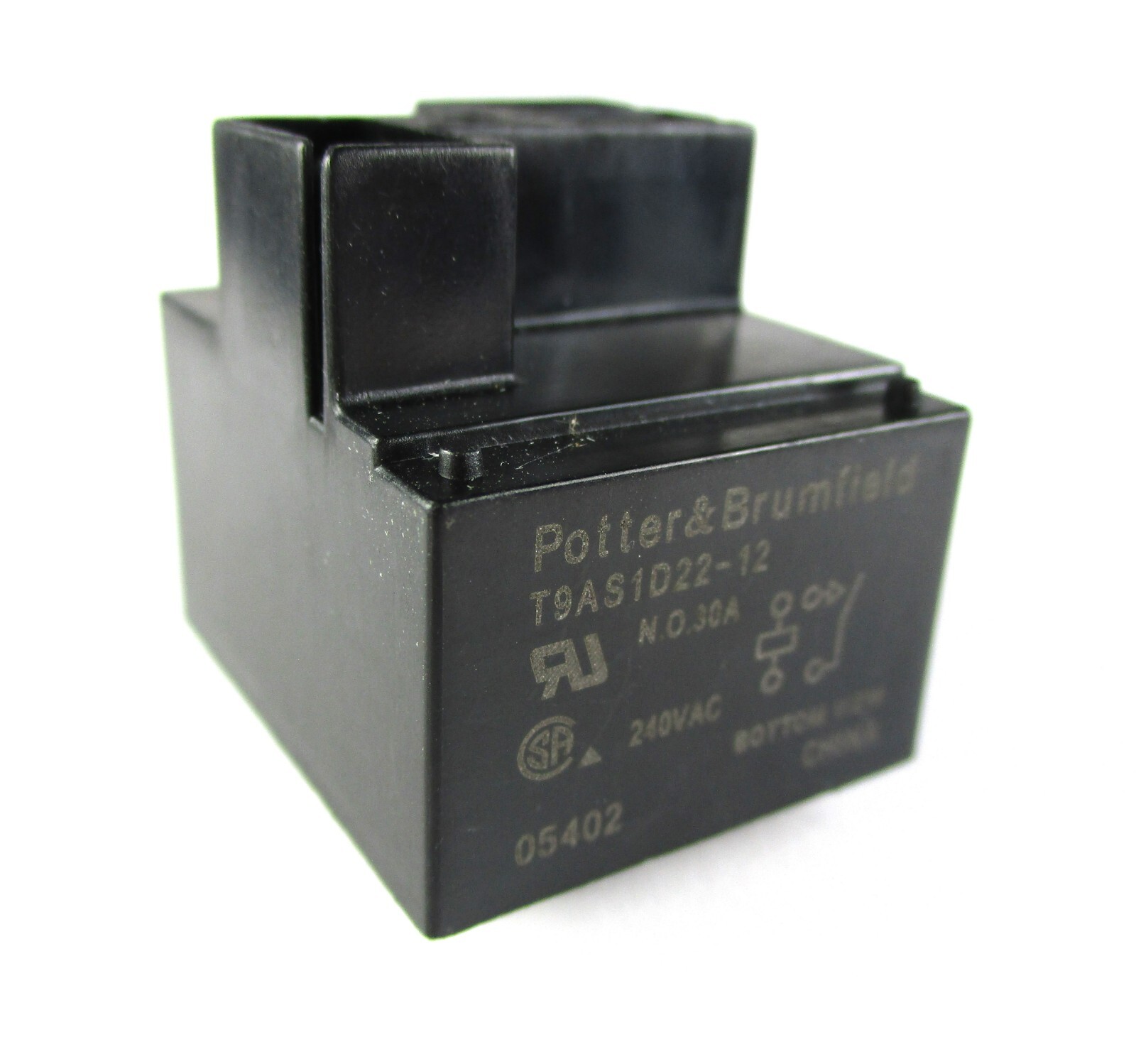 2pcs New Potter & Brumfield T9AS1D22-12 General Purpose Relay SPST 30A, 240VAC