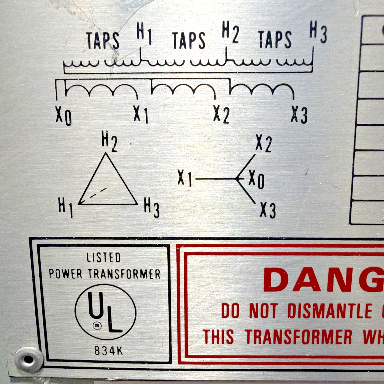 ITE 75kVA 480V Transformer 3PH 60HZ 208Y/120V 3F3Y075 🟦