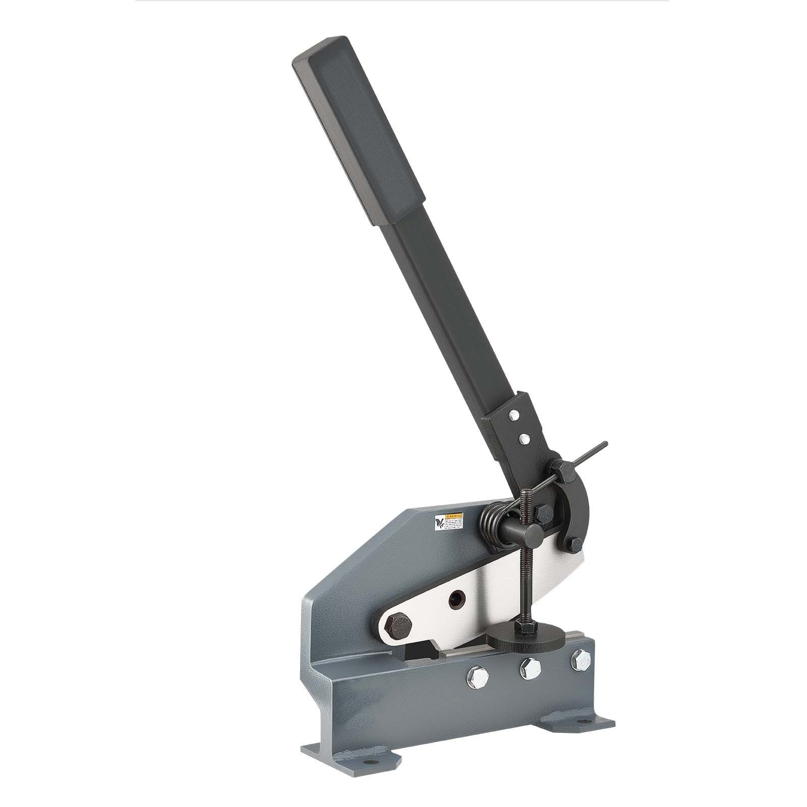 Manual 6in Sheet Metal Shear for Steel Copper Aluminum, 5.12in Cut