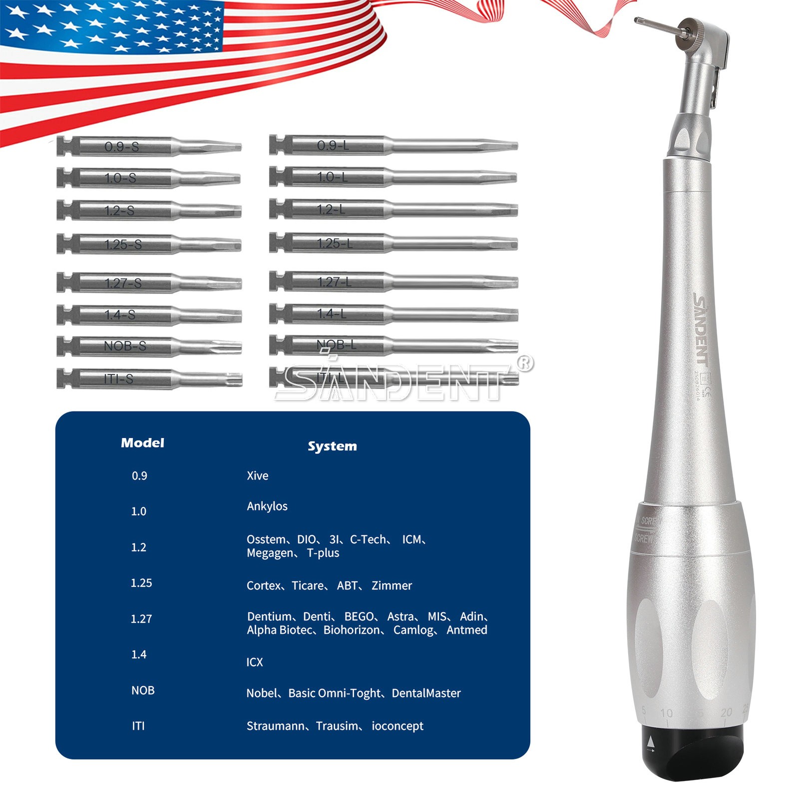 NSK Style Dental LED E-generator High Speed Handpiece 6*Bulb Fiber Optic 4 Holes