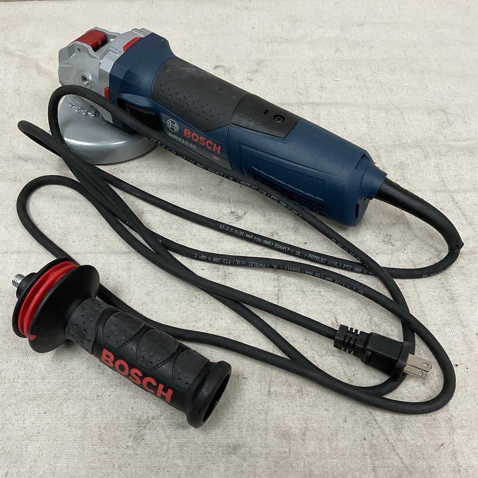 BOSCH GWX13-50 Angle Grinder 13A 11500rpm 5″ Wheel Dia 120V