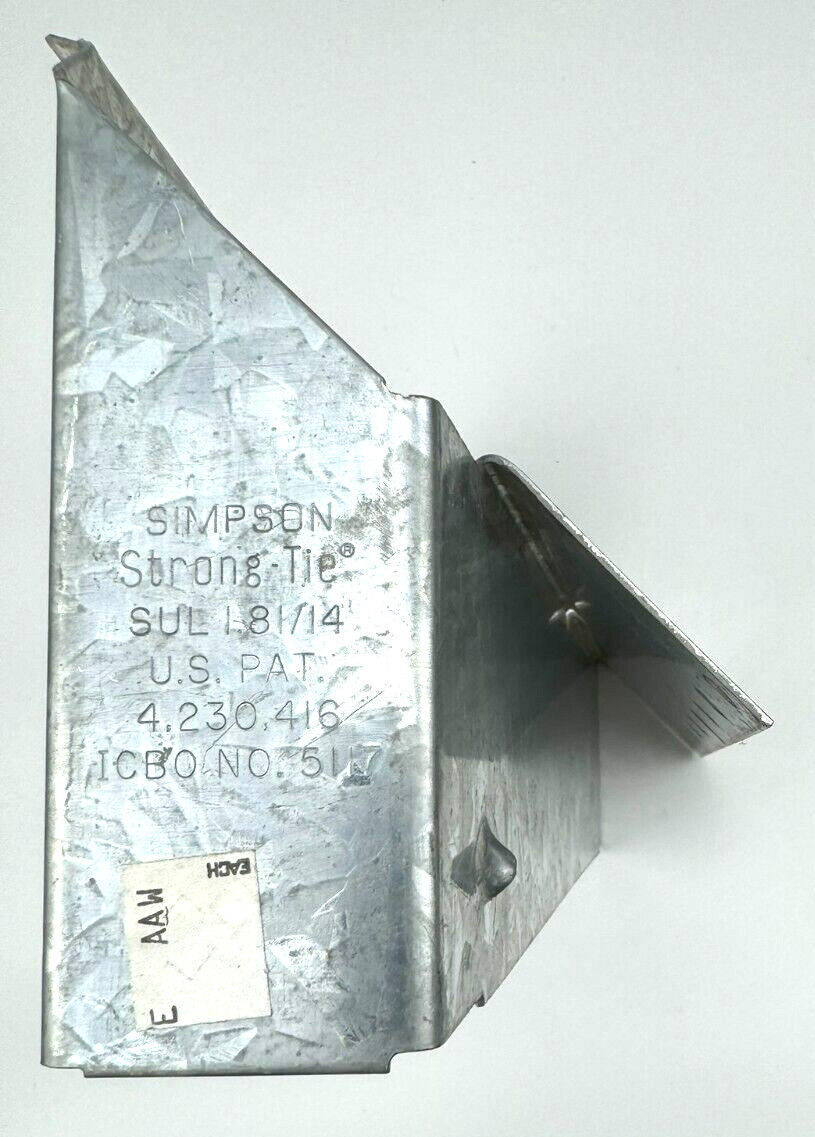 Simpson Strong-Tie SUL1.81/14 1-3/4-In x 14-In Skewed 45° Left Hanger Galvinized