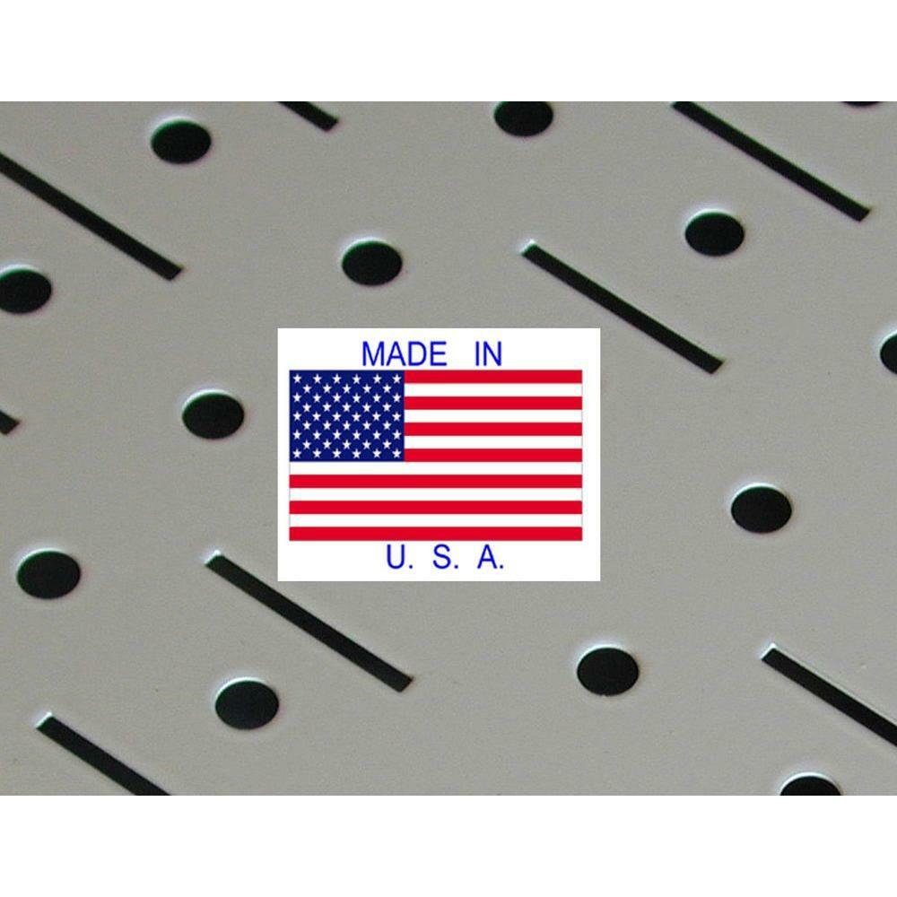 Wall Control Pegboard Pack 32 in. x 32 in. Galvanized Steel Installation Kit