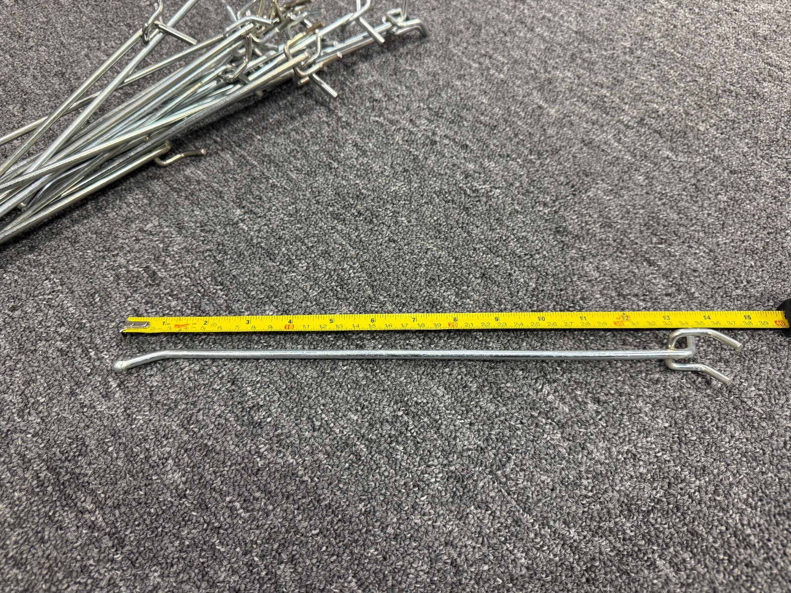 PEG HOOKS (20 PACK) 12″ Straight Board Shelving Steel #2222