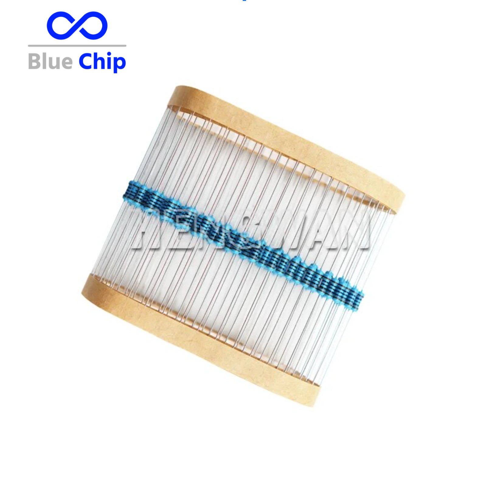 100 Pcs 1/4W 0.25W Metal Film Resistor 1% 189 values available 0 ohm to 22M ohm