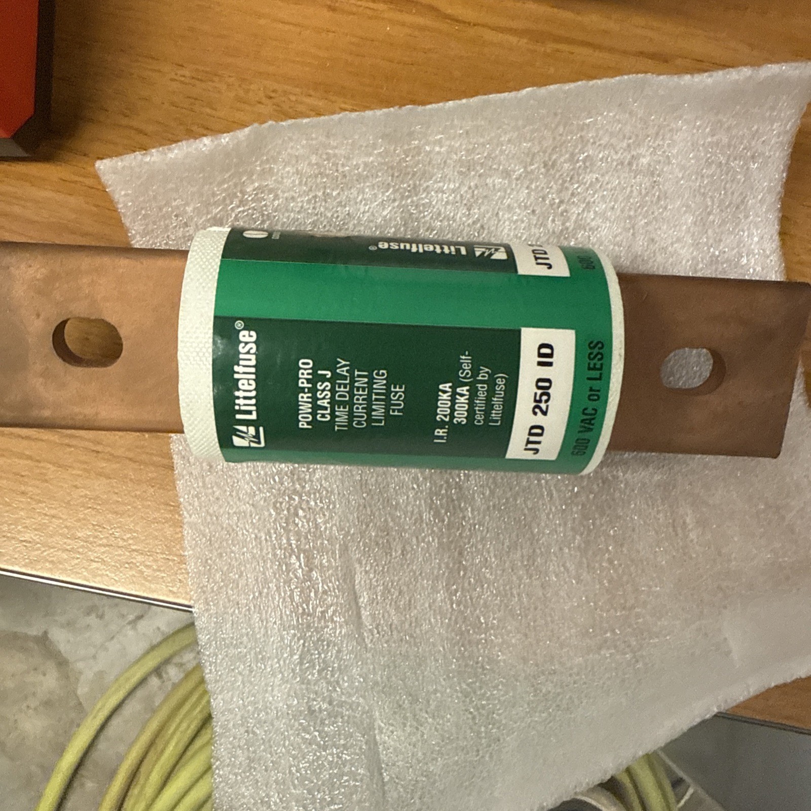 Littelfuse JTD-250ID UL Class J Time-Delay Fuses with Indication,…