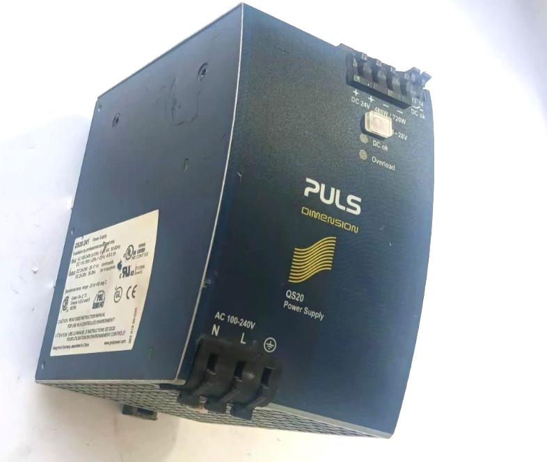 PULS QS20.241 DIN‑Rail Power Supply 24V DC 20A 480W, POWERS UP