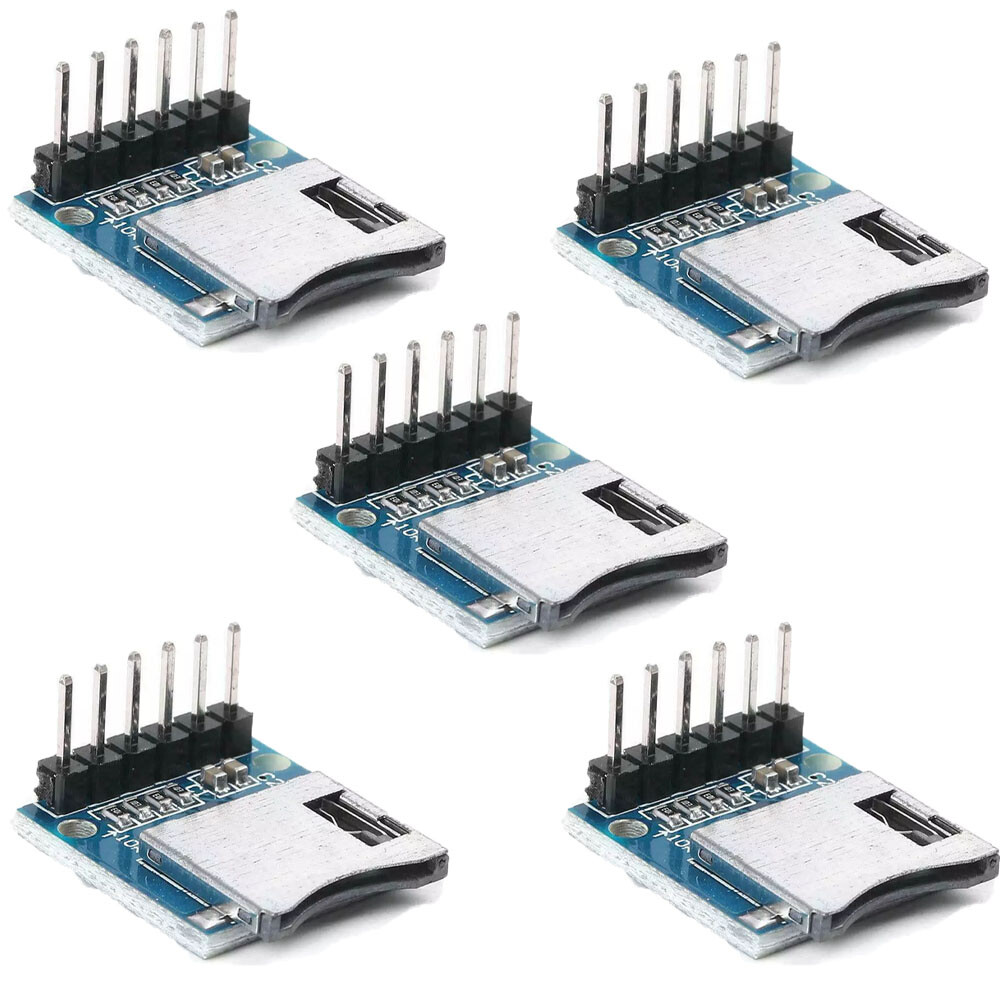 5X TF Micro SD Card Module Mini Soldered Memory Modules For Arduino ARM AVR USA