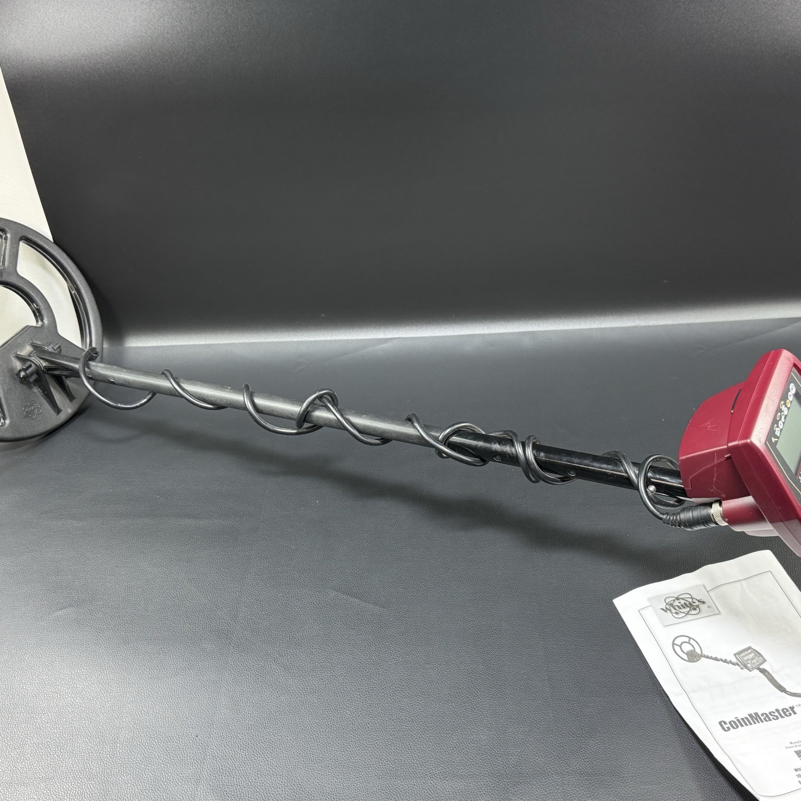 White’s Coinmaster Ground Search Metal Detector Tested Working with Manual