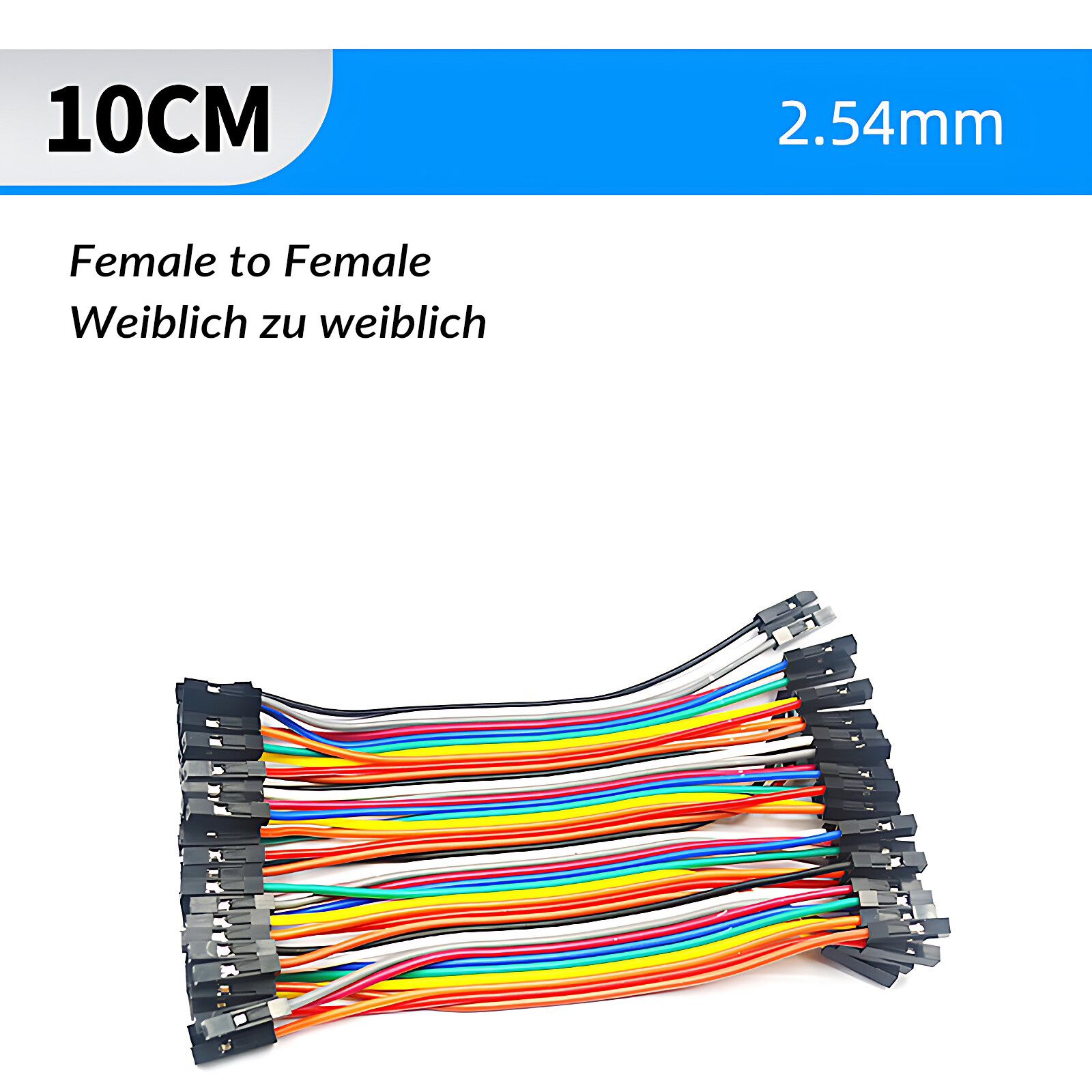 Hookup Wires10cm 15cm 20cm 21cm 30cm 40 cm M-M F-F M-F Breadboard Dupont Jumper