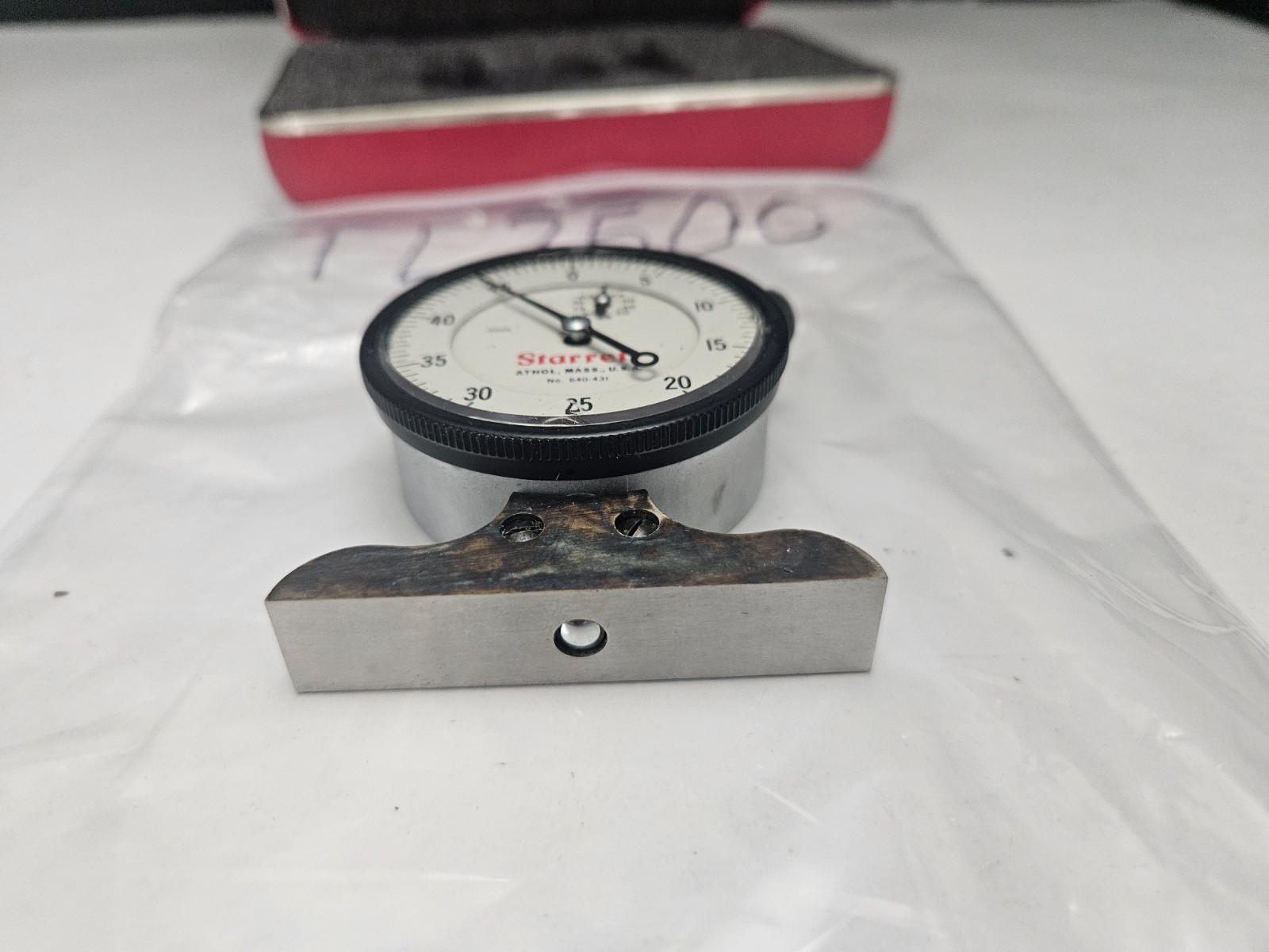STARRETT #640-431 .0005″ DIAL DEPTH GAGE 0-.500″ USA (TL3500)