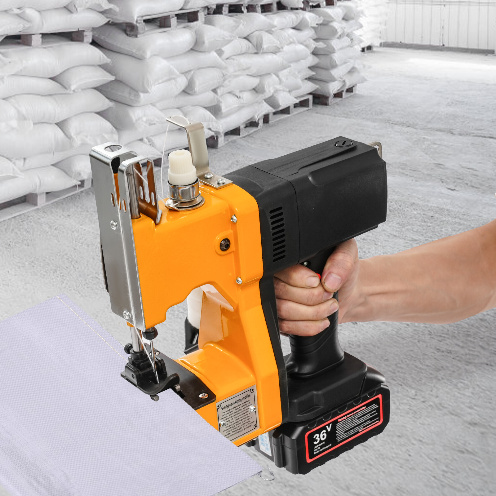 Electric Bag Stitching Closer Portable Wireless Sack Seal Sewing Machine Kit