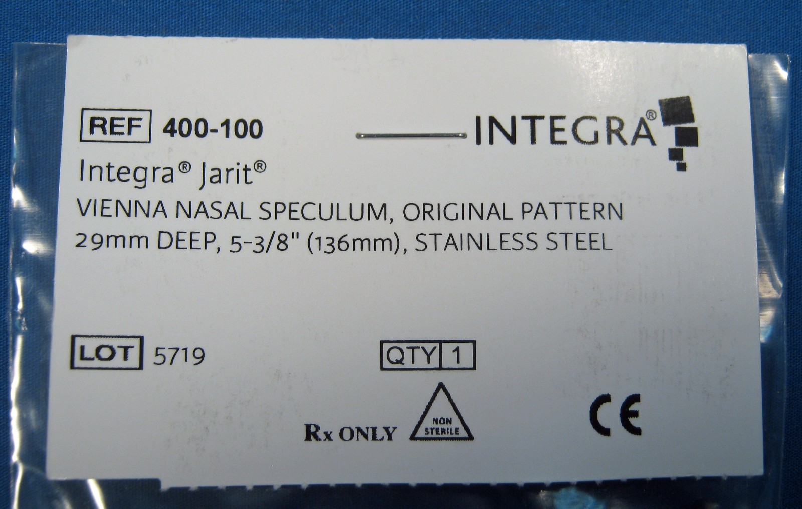 INTEGRA VIENNA NASAL SPECULUM MADE IN GERMANY NEW OLD STOCK FREE SHIPPING