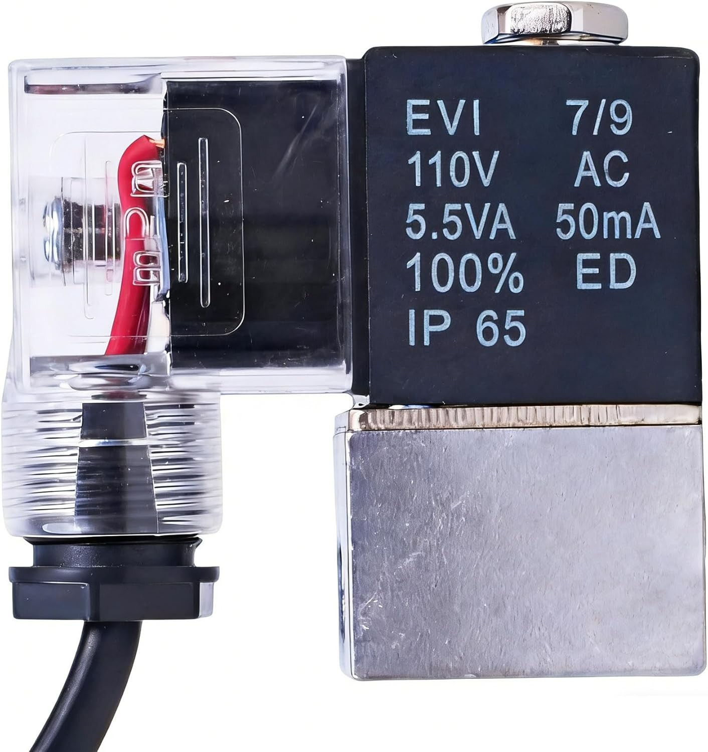 AC 110V Electric Solenoid Air Valve 1/4″ NPT, Suitable for Air Compressor