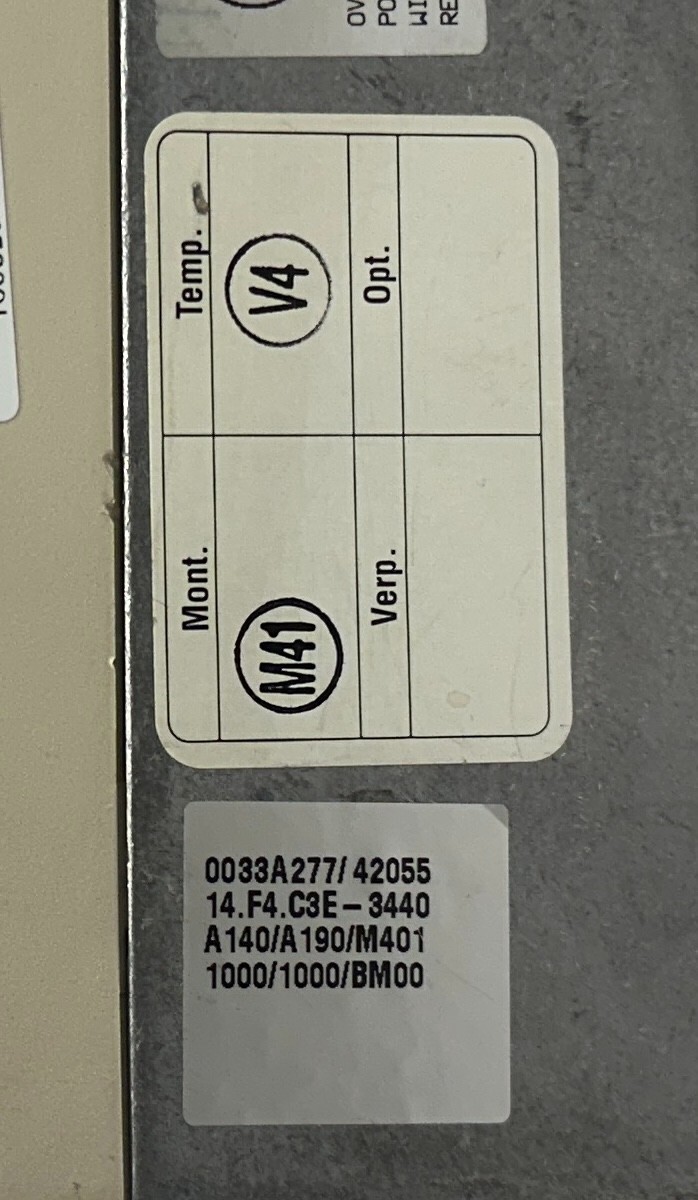 KEB 14.F4.C3E-3440 / 14F4C3E3440 KEBCO F4 COMBIVERT AC DRIVE 10HP 2/4P REPAIRED
