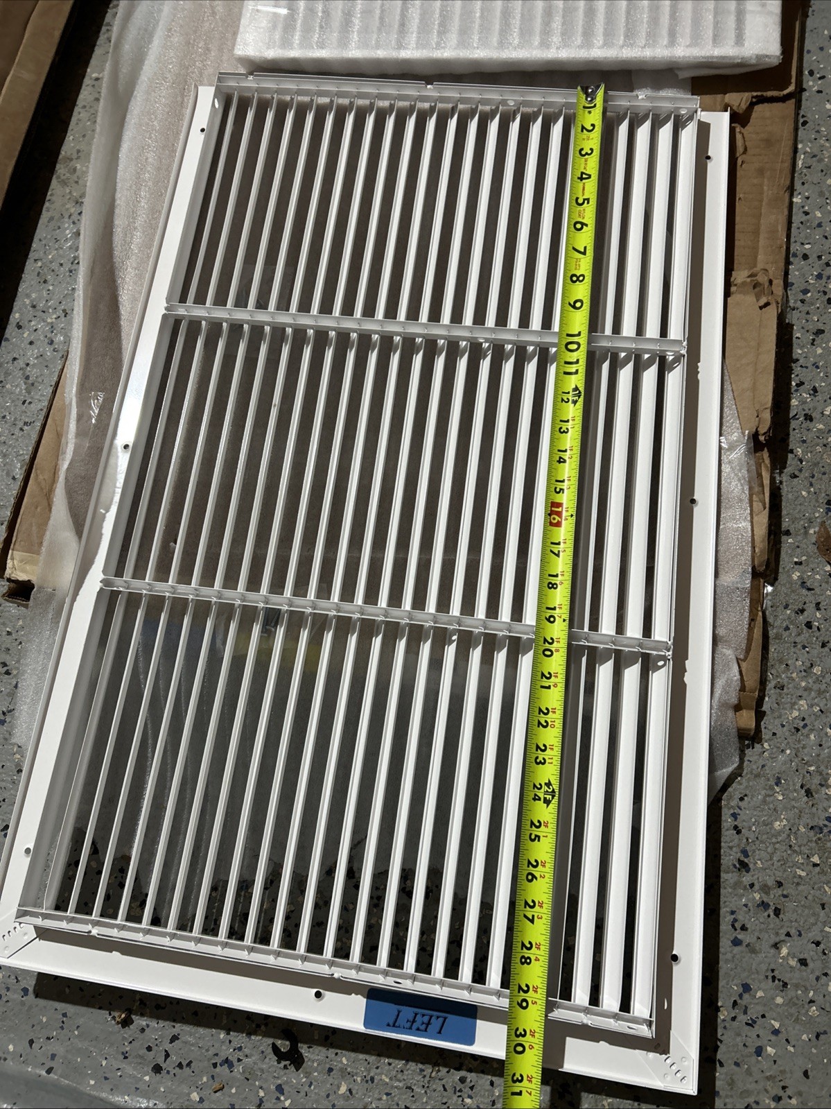 Titus 20×62 Air Vent Powder Coated Steel