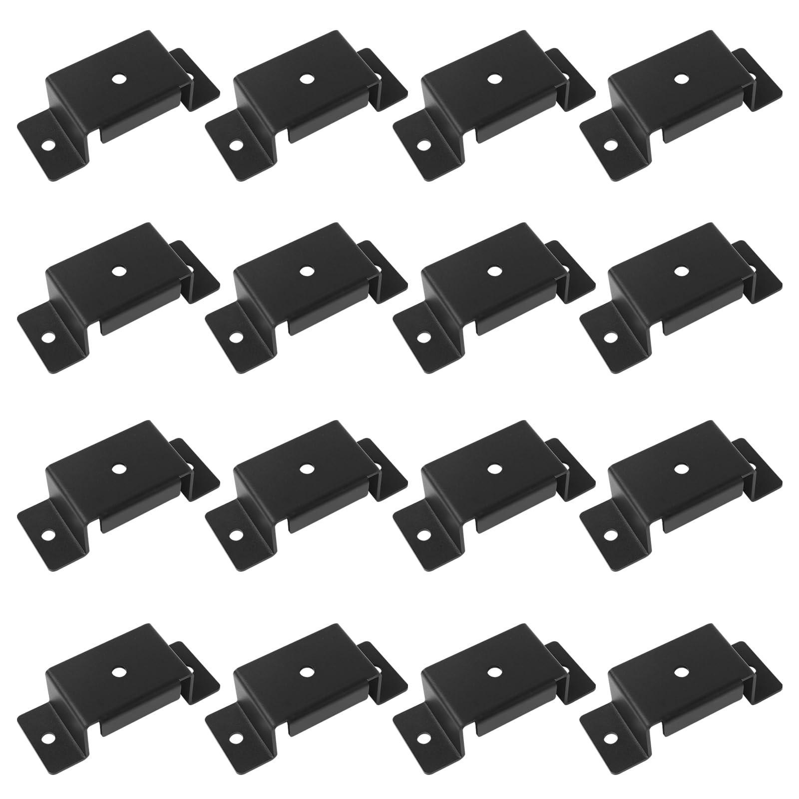 16Pcs Heavy Duty Steel Trailer Pocket Brackets for 2» x 4» Lumber, Flatbed …